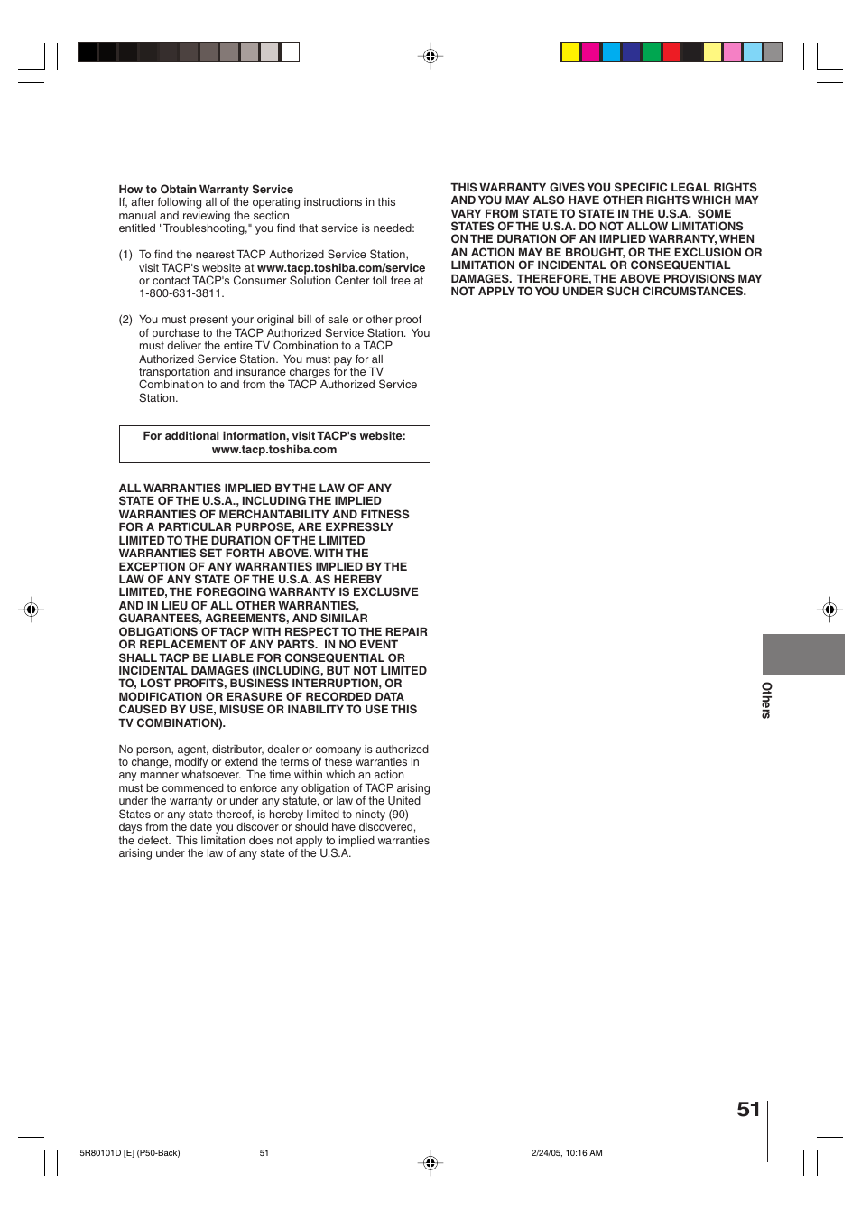Toshiba MD13Q41 User Manual | Page 51 / 52
