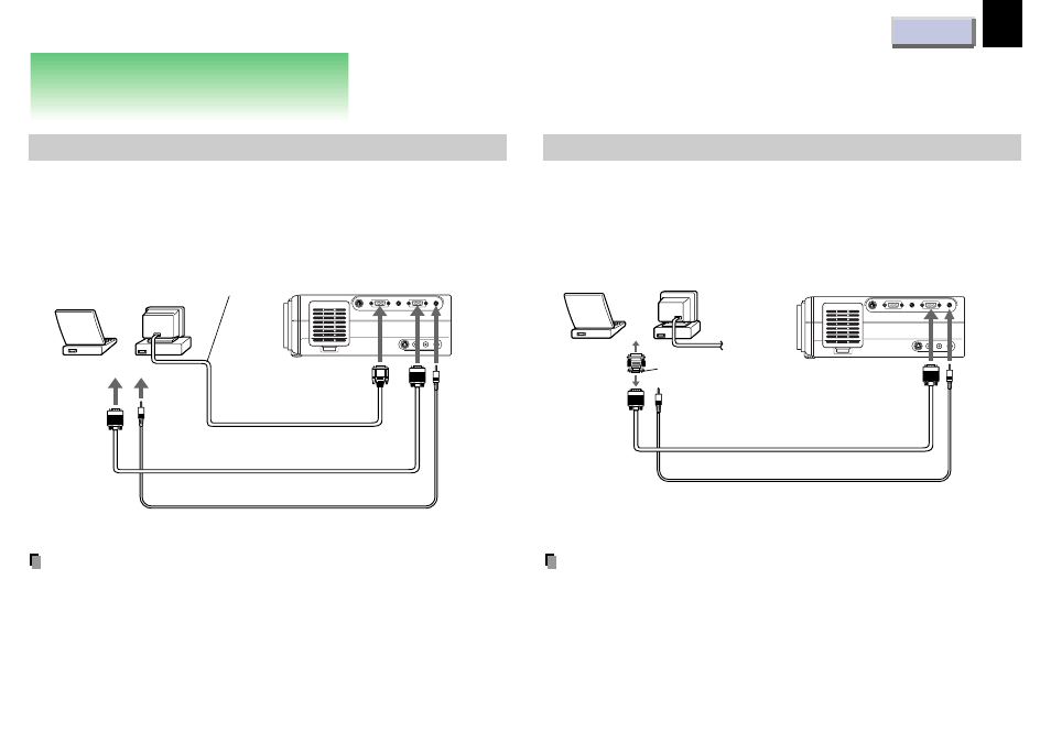 Connections and installation, Connections | Toshiba TLP681U User Manual | Page 16 / 54