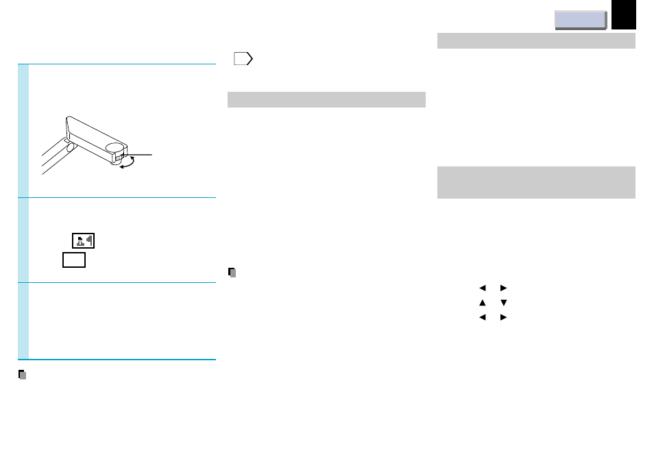 Utton, Balance) indicator | Toshiba TLP681U User Manual | Page 38 / 54