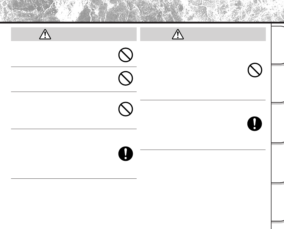 Caution, Safety precautions (continued) | Toshiba PDR-M61 User Manual | Page 13 / 109