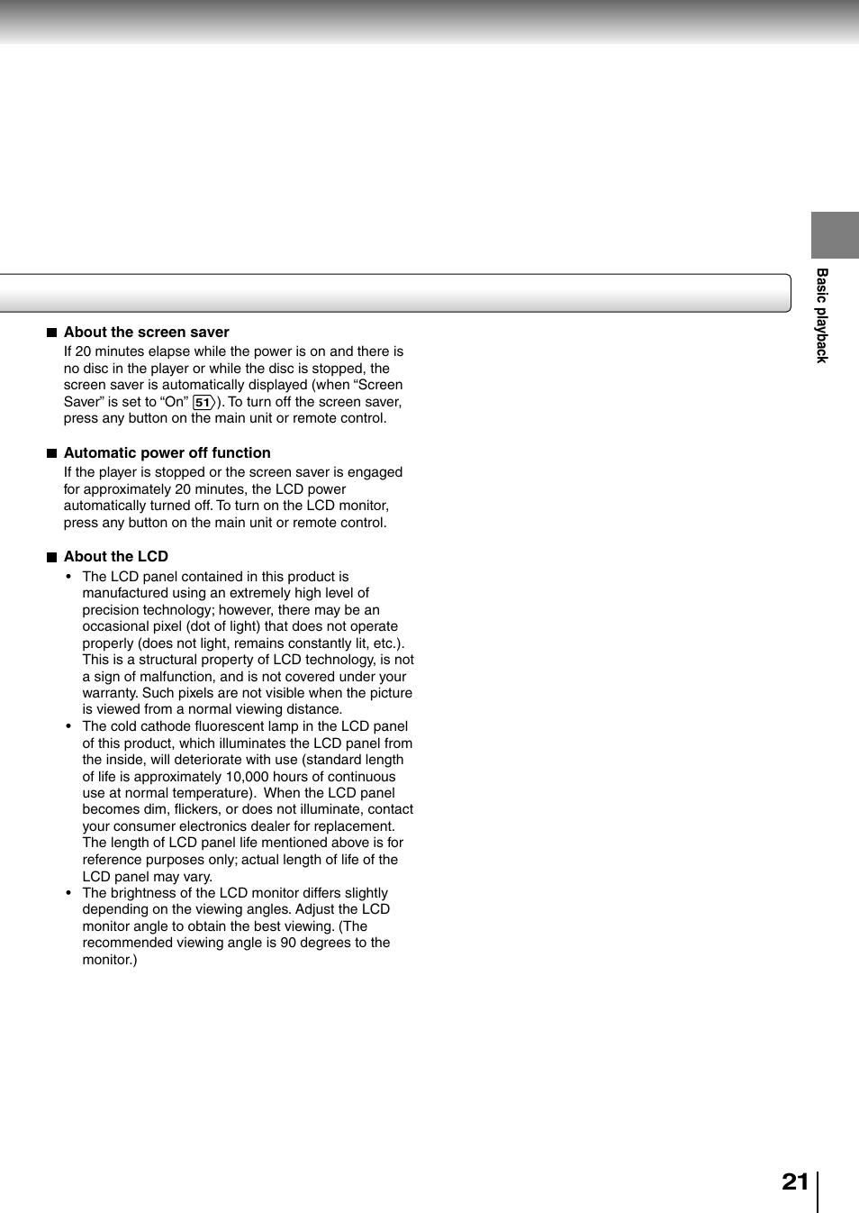 Toshiba SD-P1850SN User Manual | Page 21 / 72