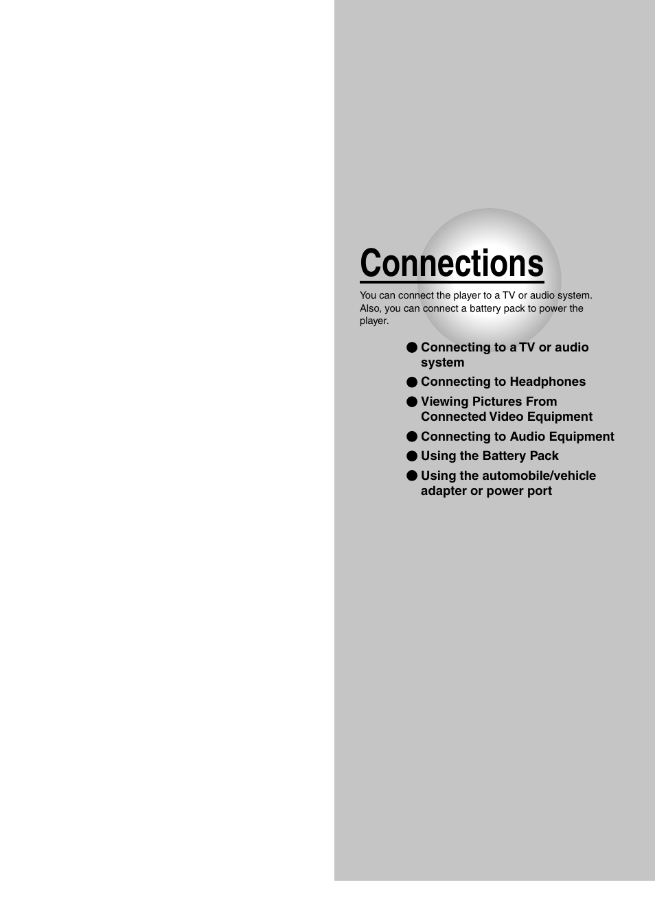 Connections | Toshiba SD-P1850SN User Manual | Page 53 / 72