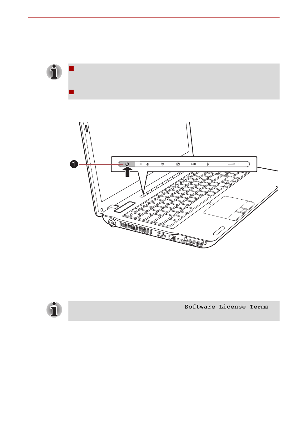 Turning on the power, Starting up for the first time | Toshiba SATELLITE A660D User Manual | Page 27 / 234