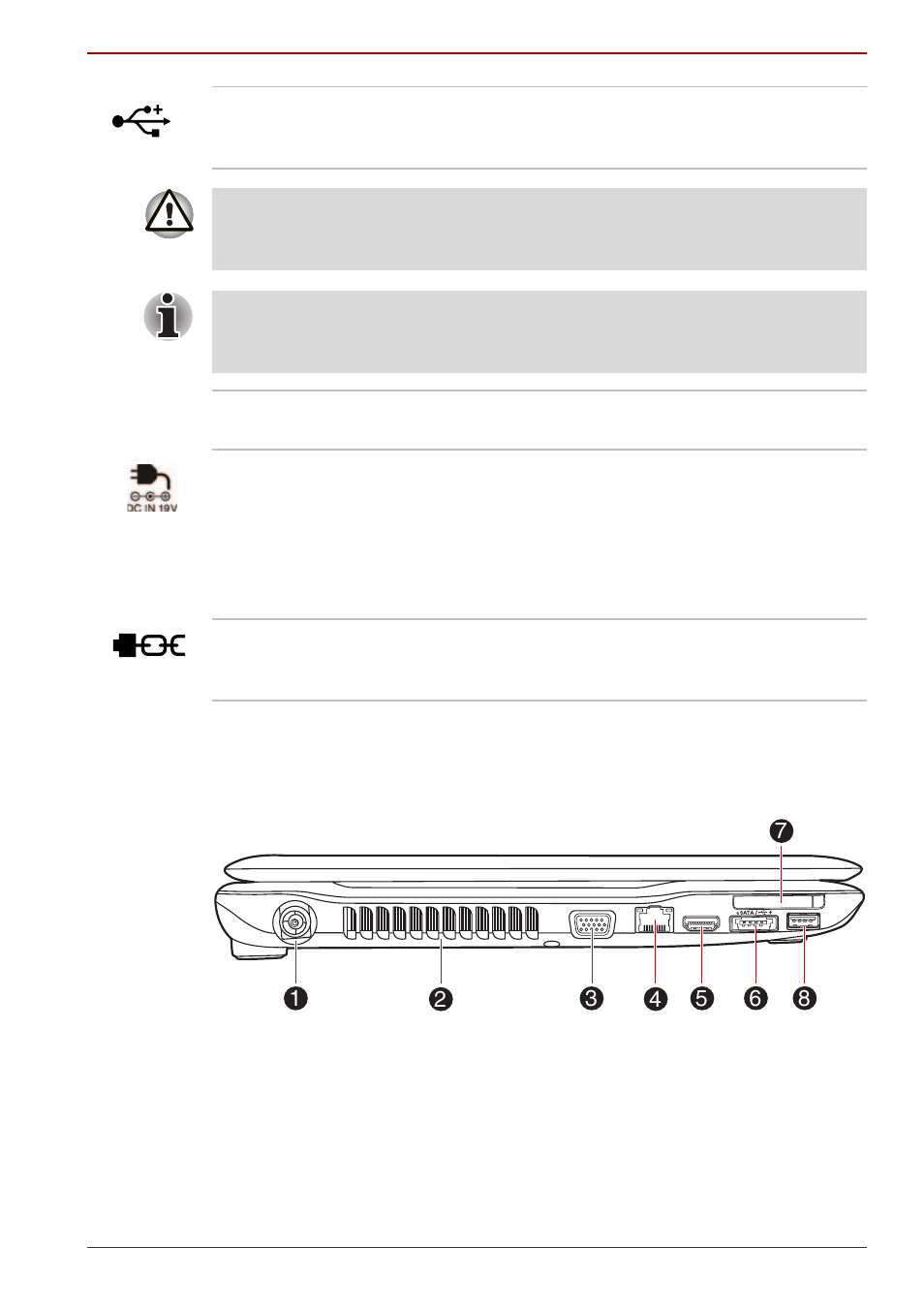 Left side, Left side -3 | Toshiba SATELLITE A660D User Manual | Page 39 / 234