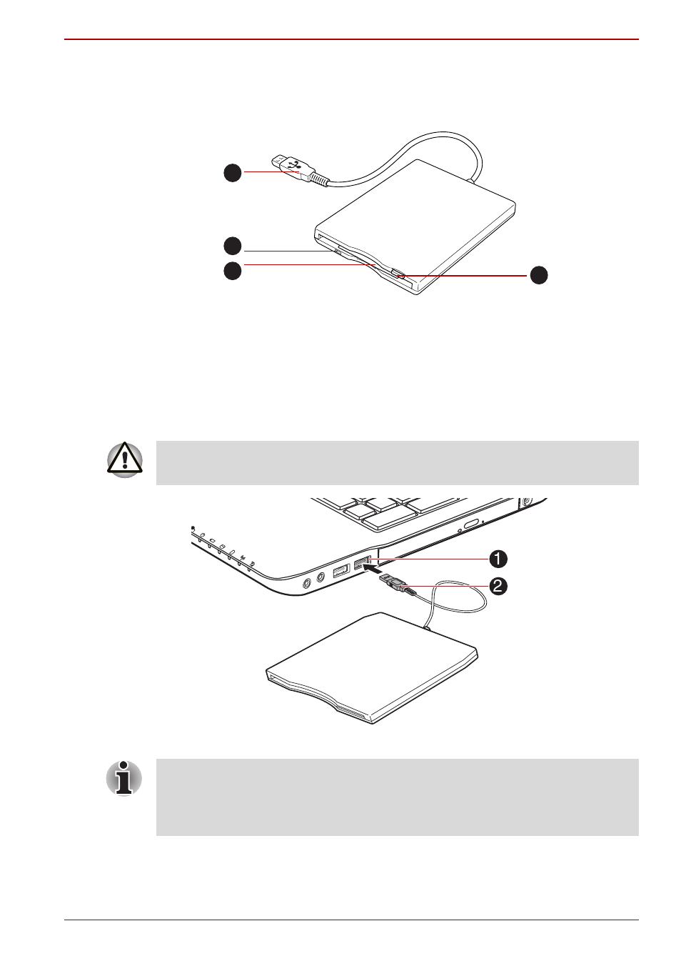 Usb fdd kit, Connecting the usb floppy diskette drive | Toshiba SATELLITE A660D User Manual | Page 99 / 234