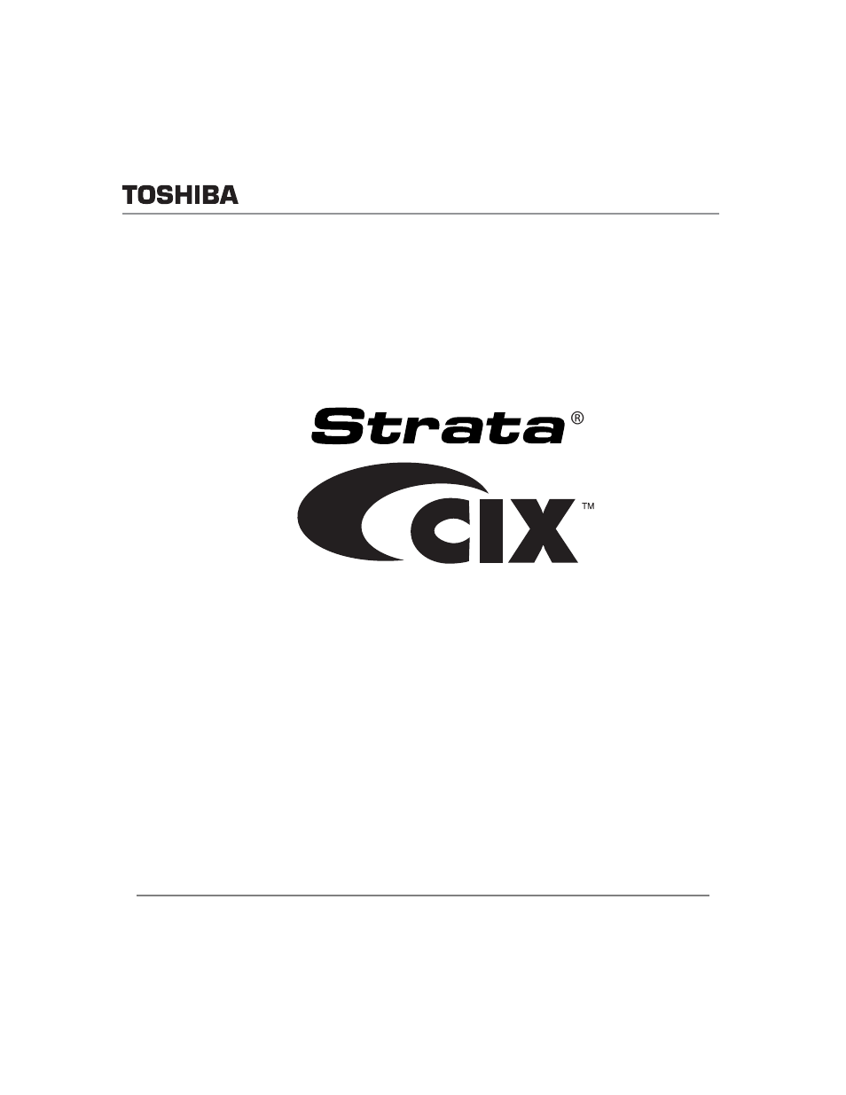 Toshiba Strata CIX IP5000-UG-VC User Manual | 208 pages