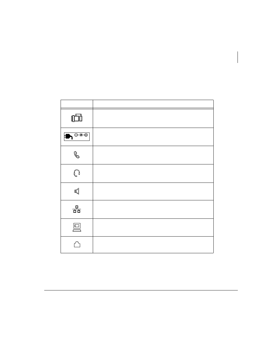 Connector icons | Toshiba Strata CIX IP5000-UG-VC User Manual | Page 201 / 208