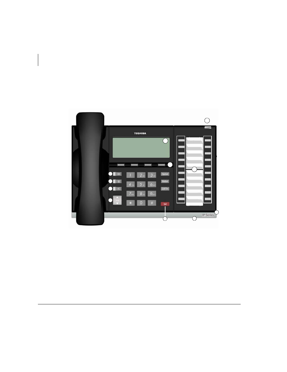 Ip5000-series telephone overview | Toshiba Strata CIX IP5000-UG-VC User Manual | Page 22 / 208