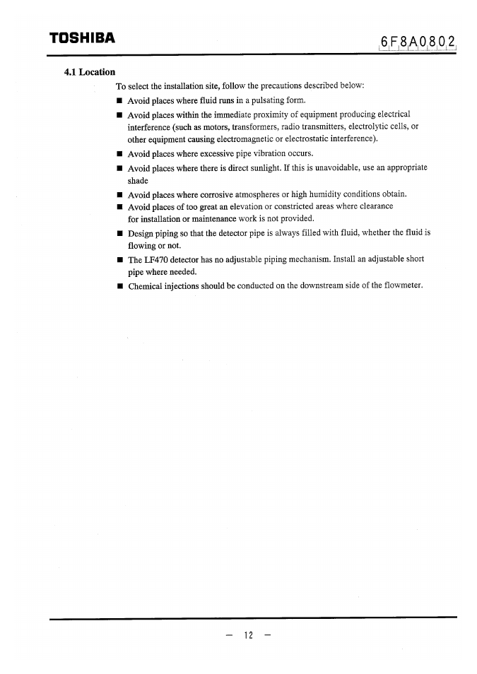 6f,8a0,802, Toshiba, 1 location | Toshiba LF470 User Manual | Page 13 / 39