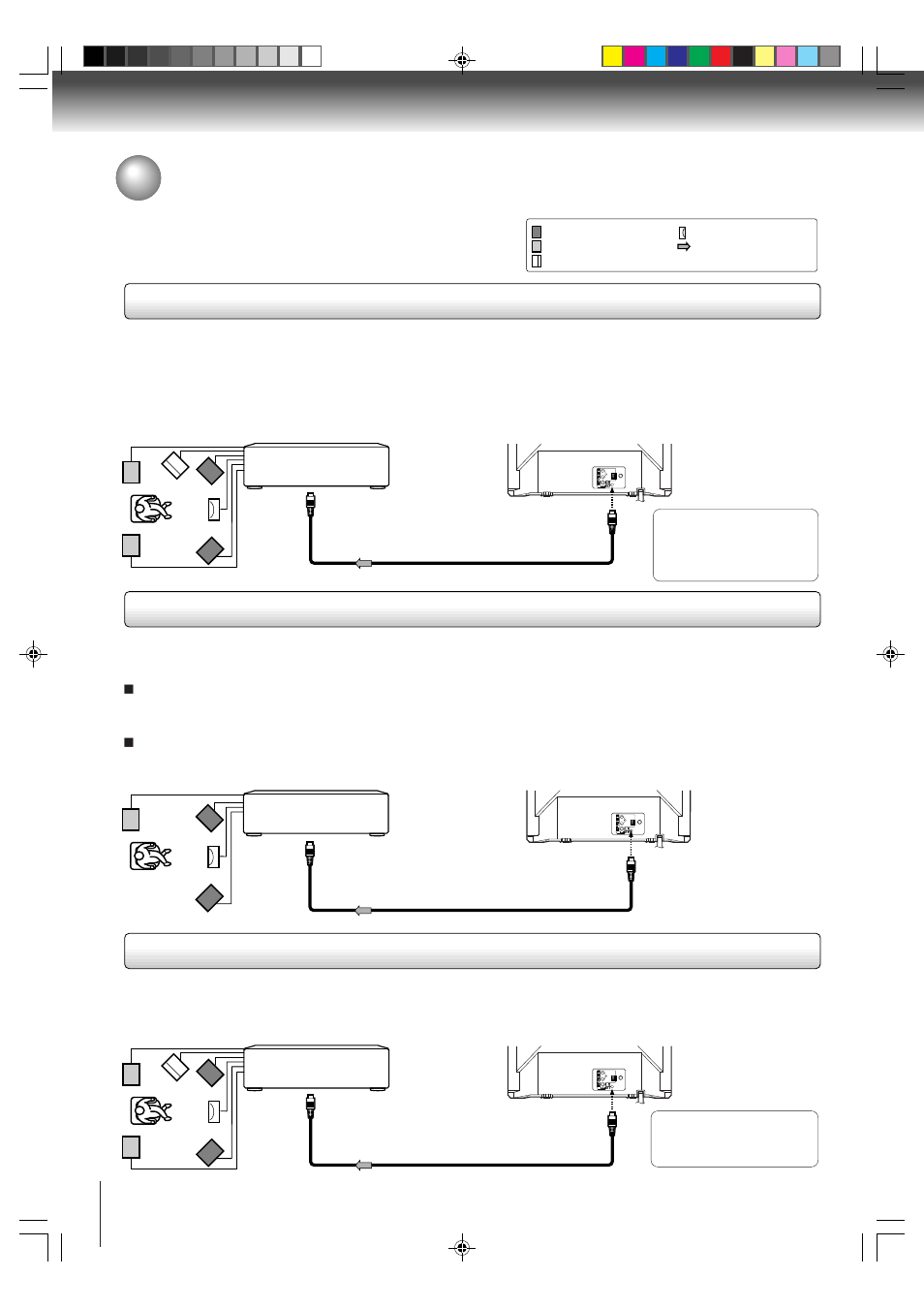 Connecting to optional equipment (continued) | Toshiba MD20FP1 User Manual | Page 16 / 52