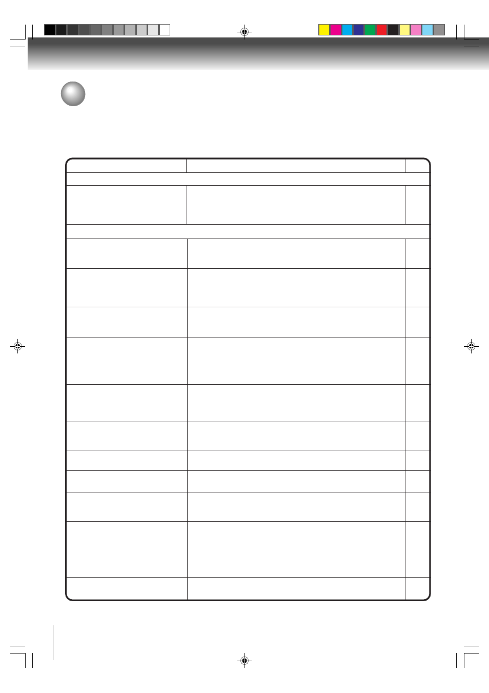 Troubleshooting | Toshiba MD20FP1 User Manual | Page 46 / 52