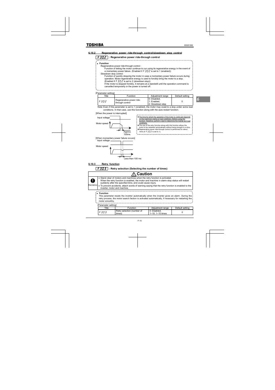 Caution | Toshiba VF-nC1 User Manual | Page 79 / 143