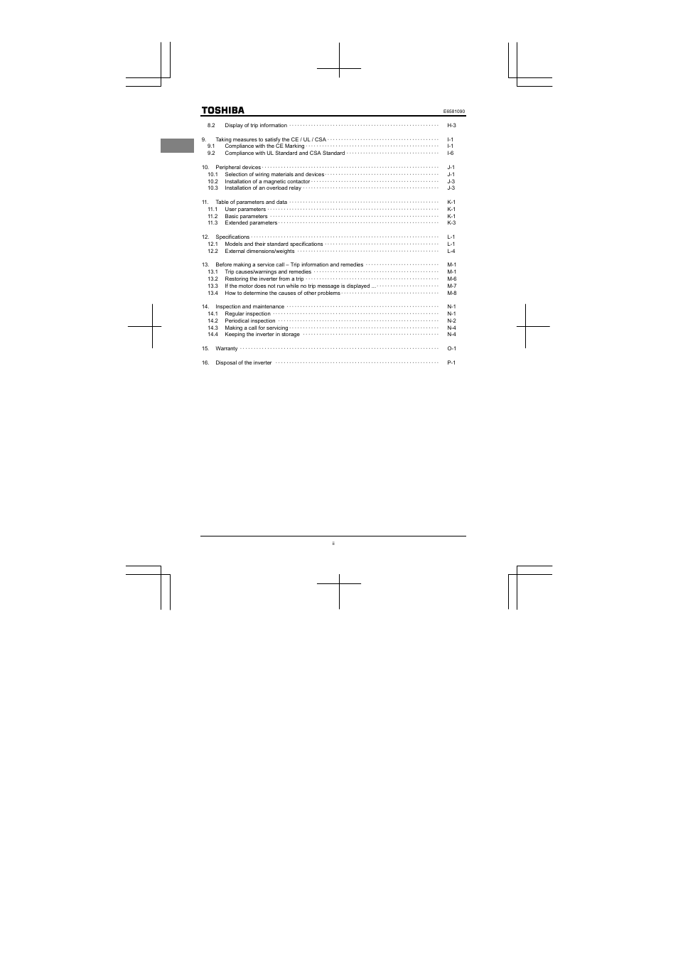 Toshiba VF-nC1 User Manual | Page 9 / 143