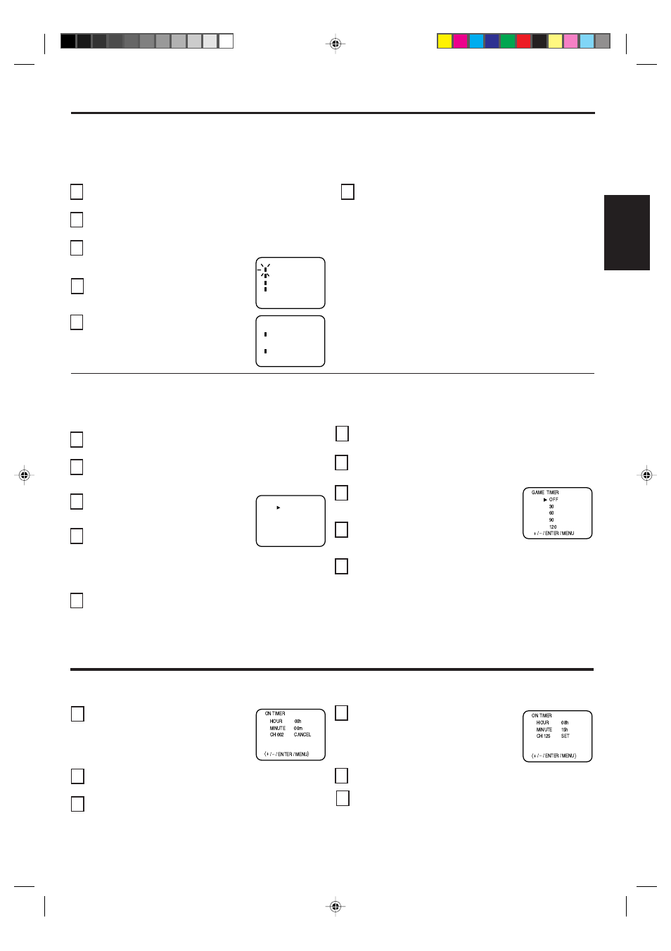 Using the lock menu, Englishenglish | Toshiba 13A23W User Manual | Page 11 / 17