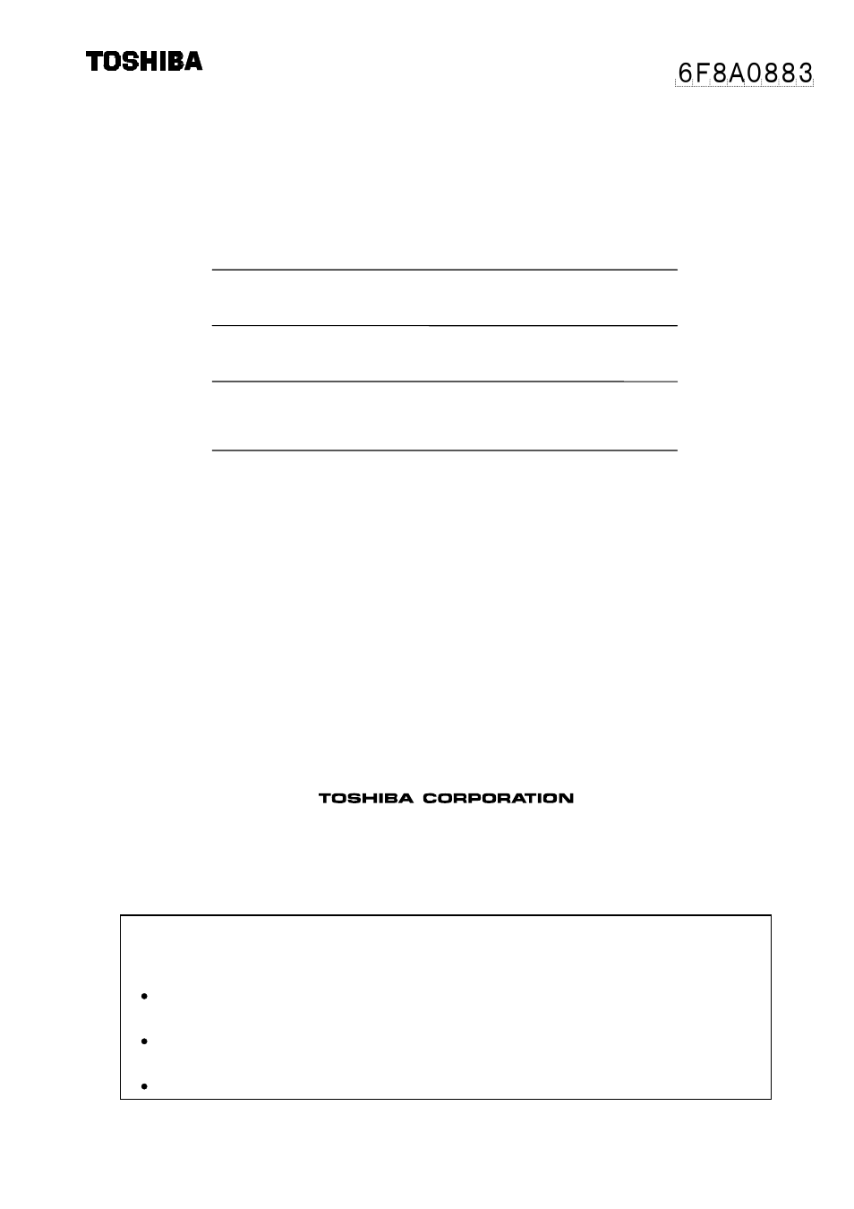 Toshiba GF632 User Manual | 56 pages