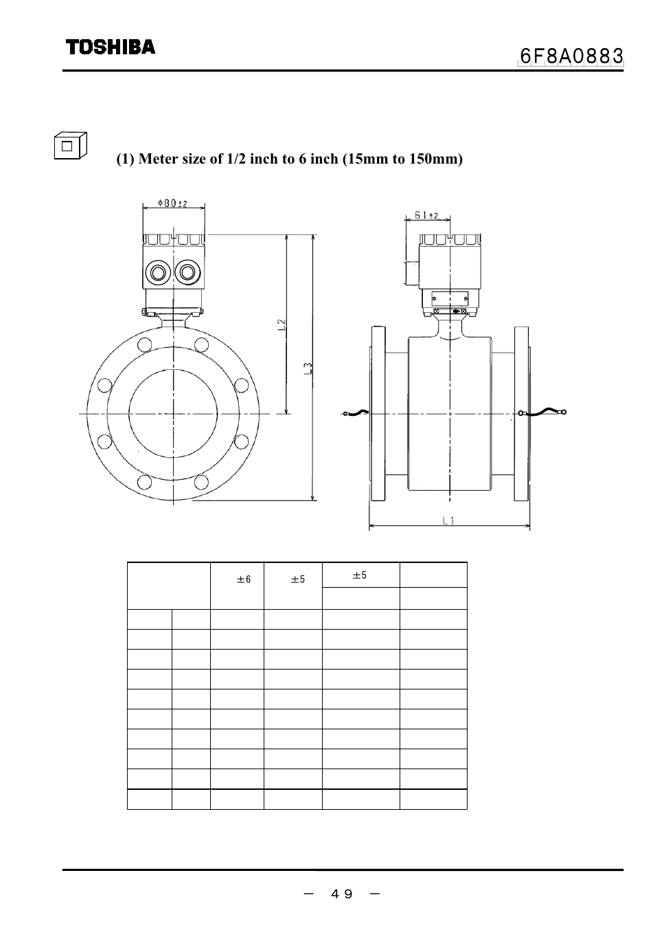 2 outline dimensions of gf632 | Toshiba GF632 User Manual | Page 50 / 56