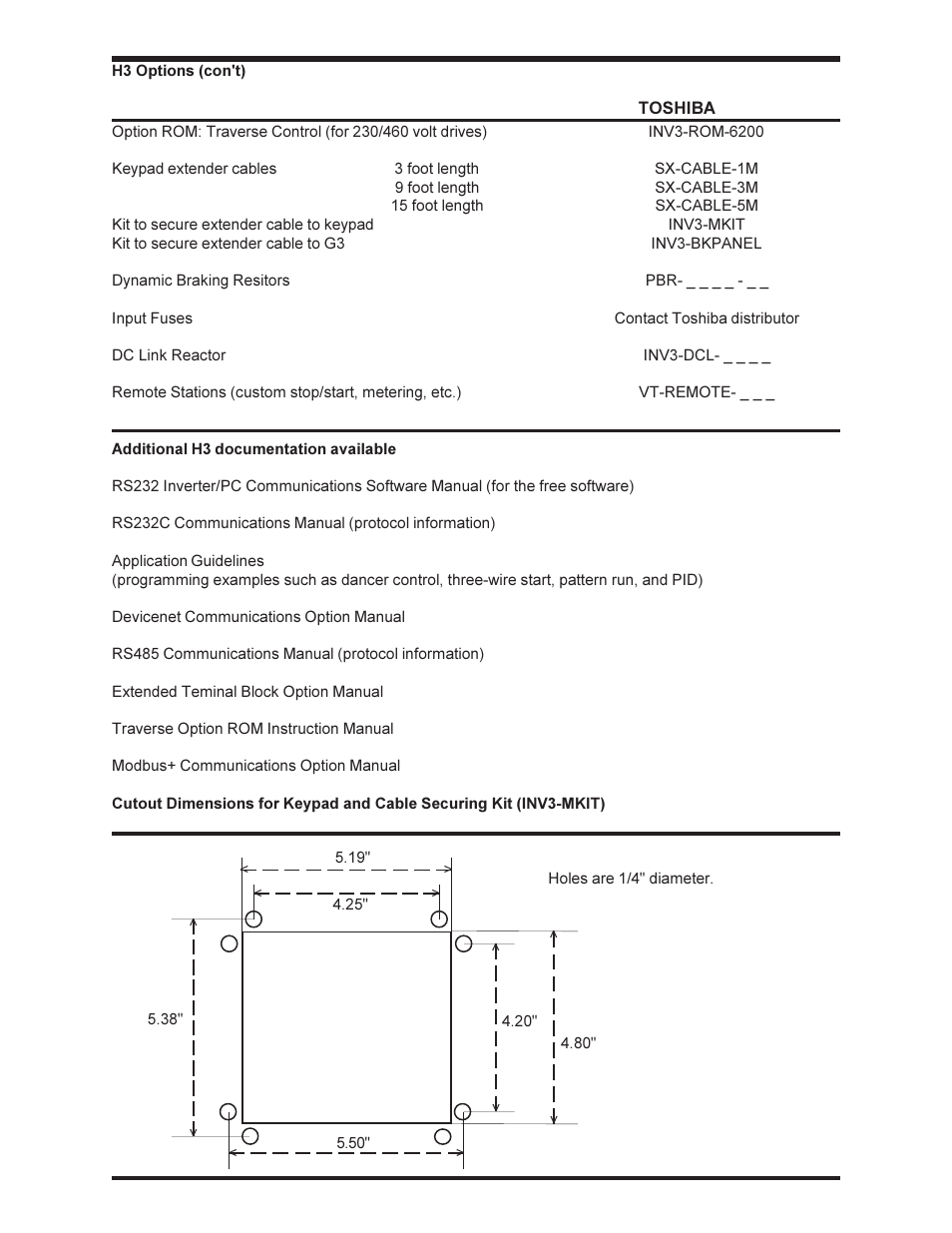 Toshiba | Toshiba Adjustable Speed Drive H3 User Manual | Page 112 / 122