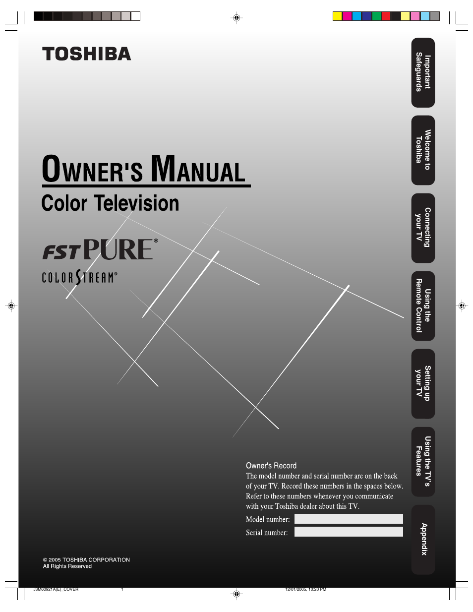 Toshiba 24AF45C User Manual | 32 pages