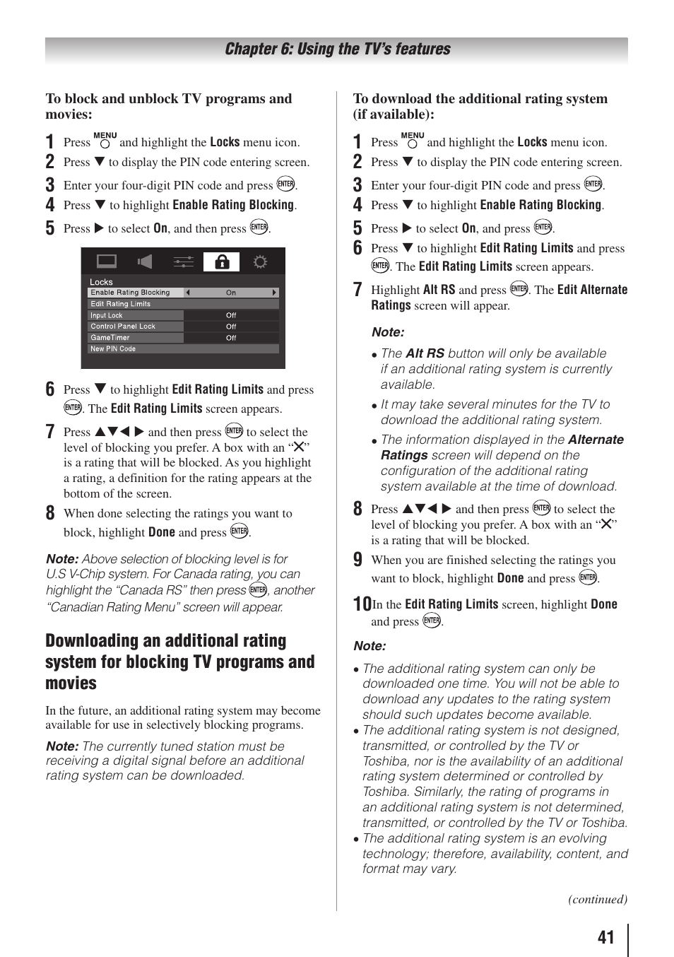 Toshiba 32E20U User Manual | Page 41 / 62