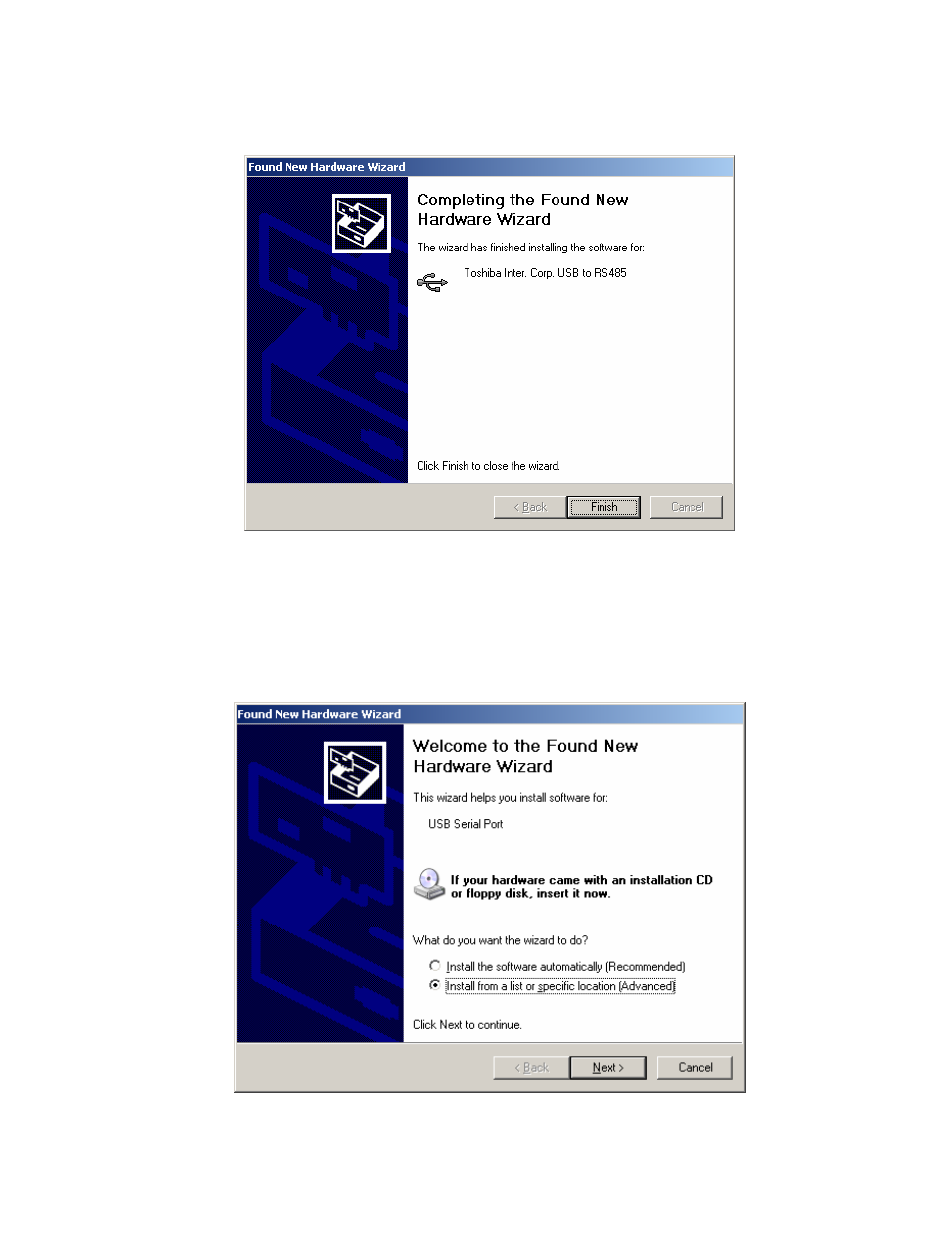 Toshiba RS-485 User Manual | Page 5 / 8