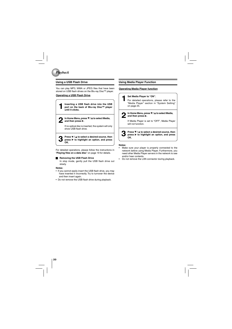 Toshiba Blu-Ray Disc/ Dvd Player BDX4150KU User Manual | Page 20 / 56