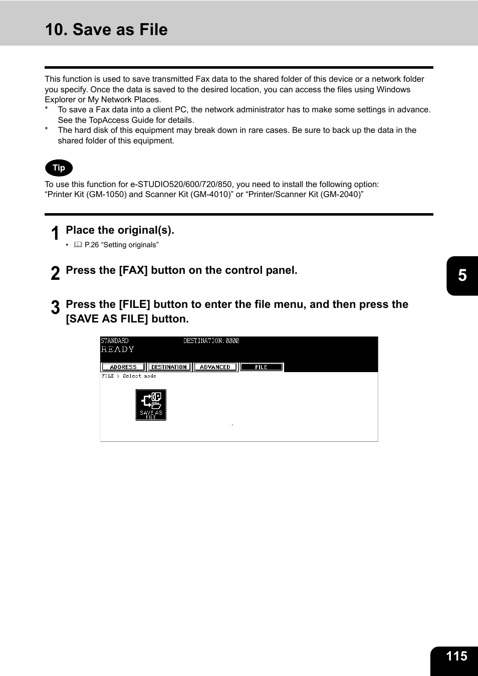 Save as file | Toshiba GD-1170 User Manual | Page 117 / 182