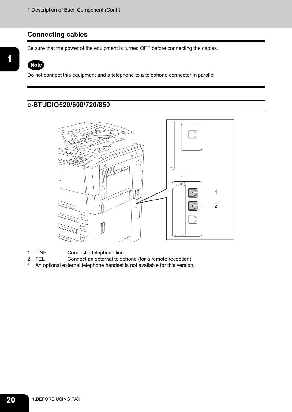 Connecting cables | Toshiba GD-1170 User Manual | Page 22 / 182