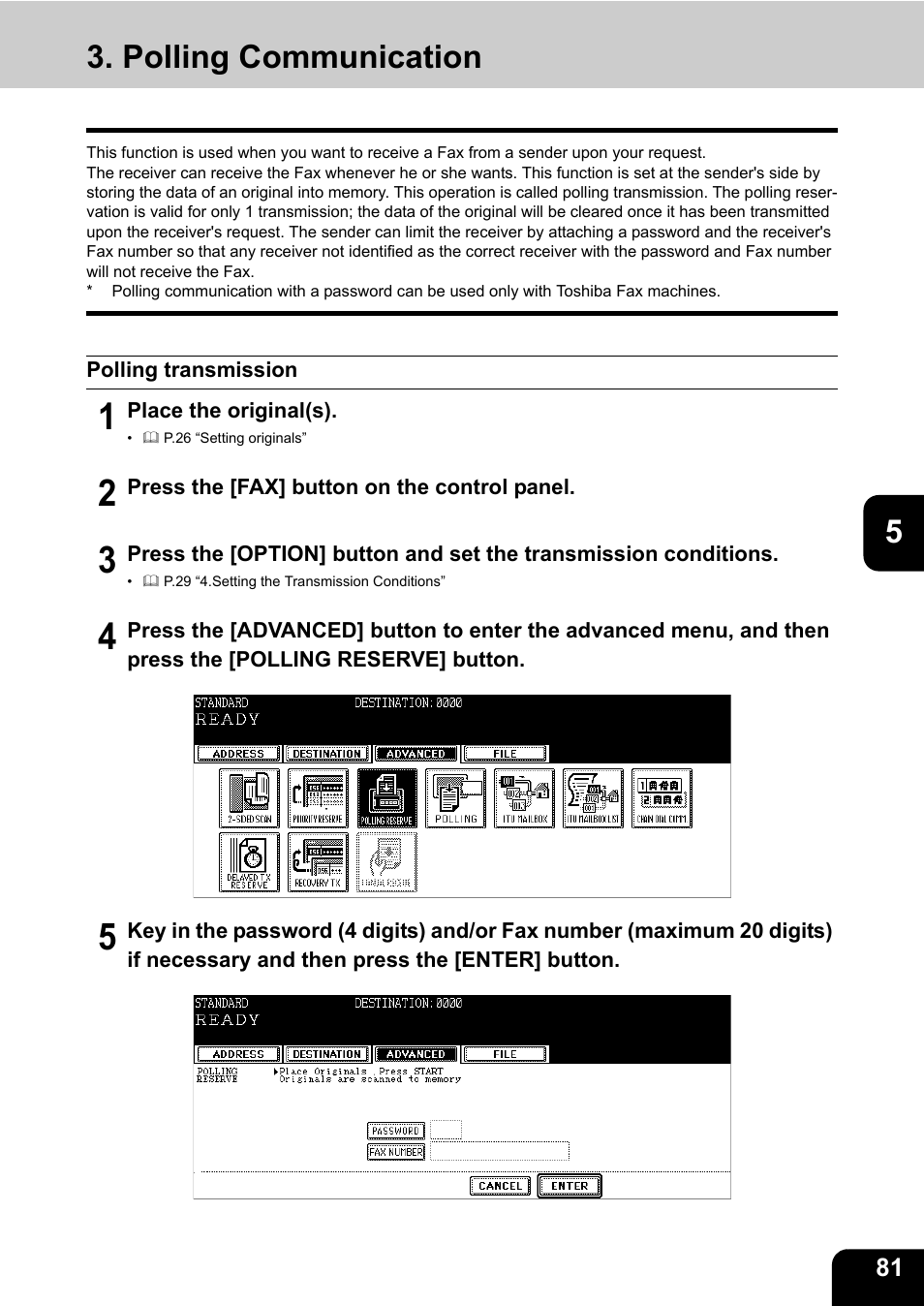 Polling communication | Toshiba GD-1170 User Manual | Page 83 / 182