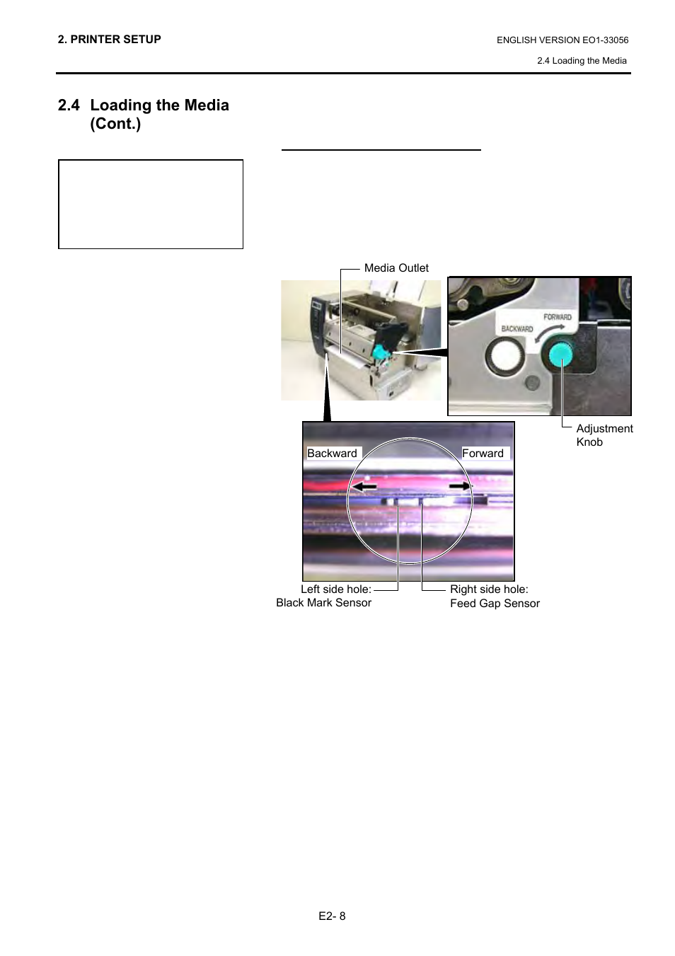 4 loading the media (cont.) | Toshiba B-SX6T Series User Manual | Page 22 / 139