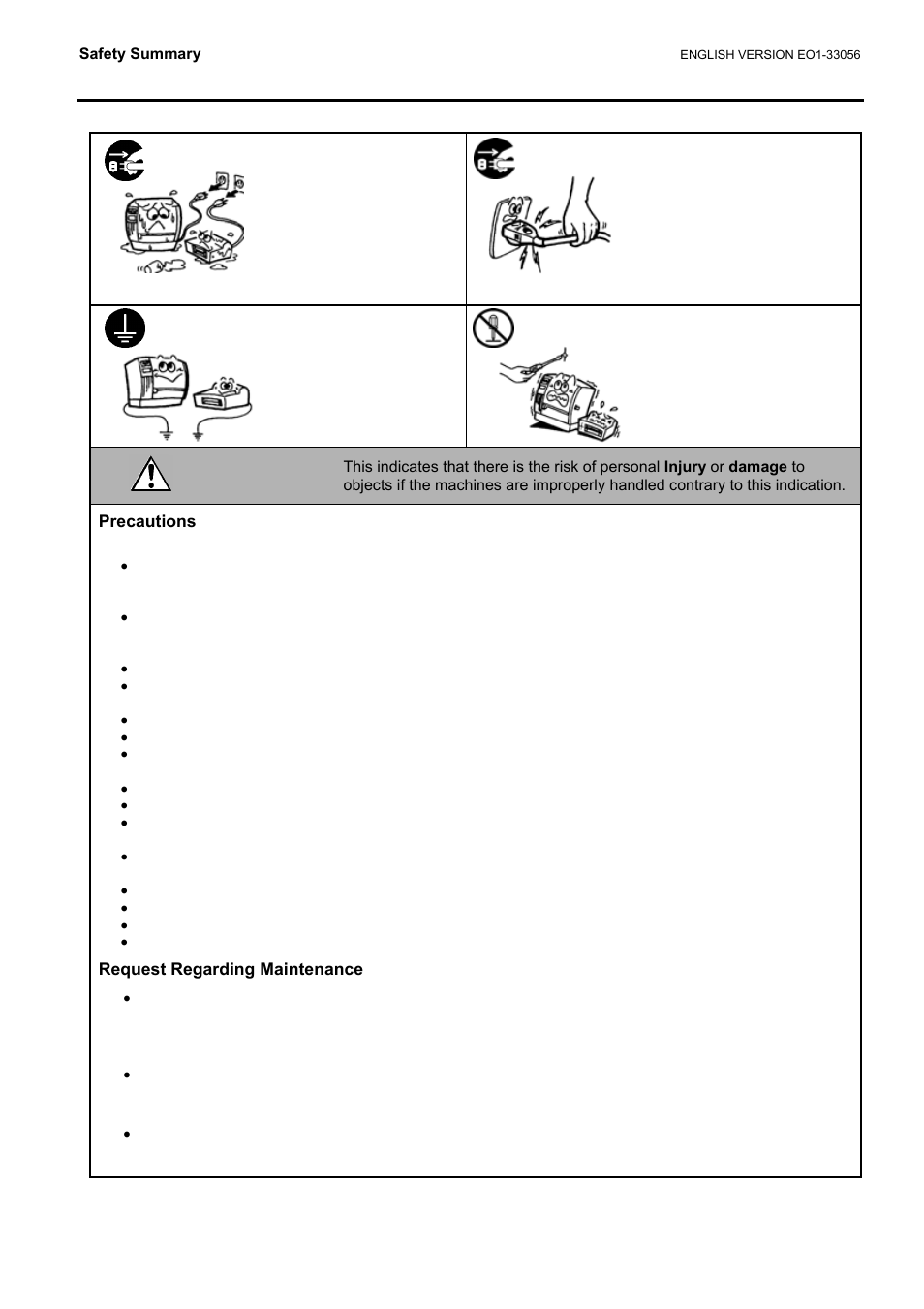 Caution | Toshiba B-SX6T Series User Manual | Page 7 / 139