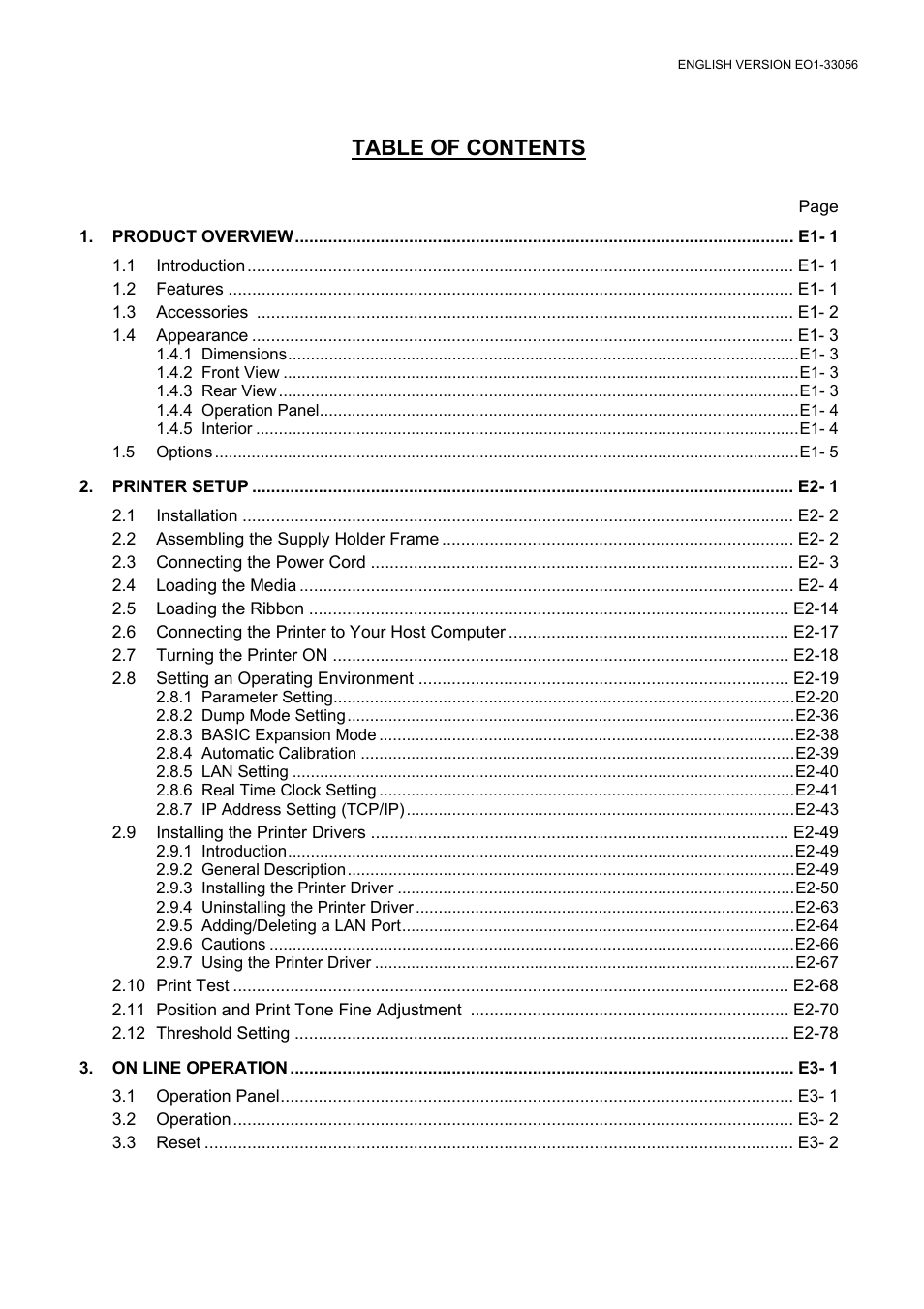 Toshiba B-SX6T Series User Manual | Page 8 / 139