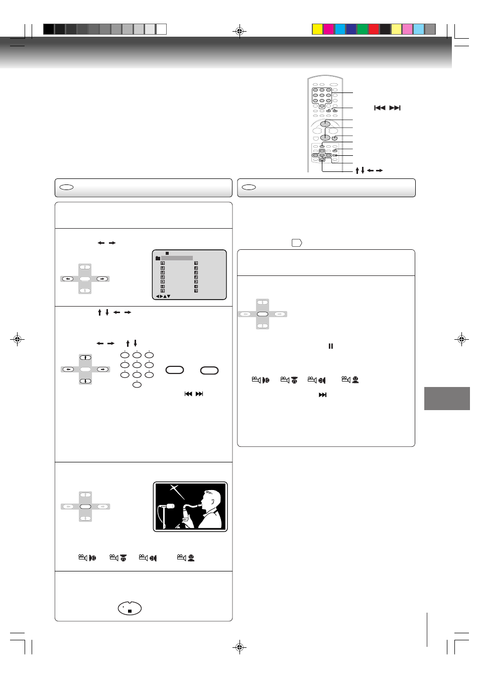 Jpeg cd playback, Slide show playback | Toshiba MW24FP1 User Manual | Page 55 / 68