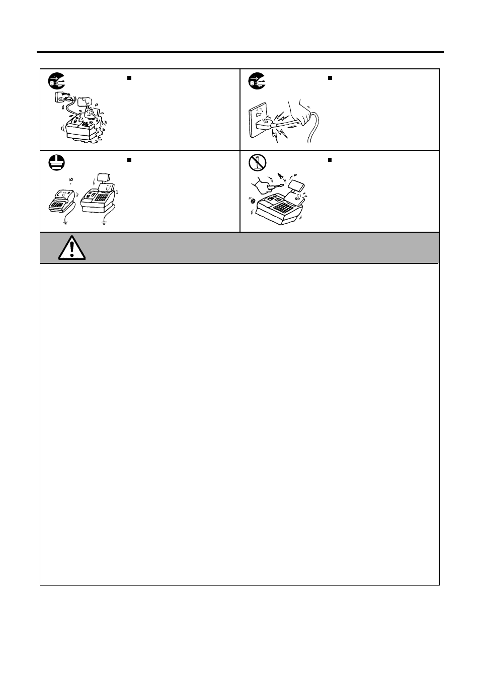 Caution | Toshiba EO1-11099 User Manual | Page 4 / 206