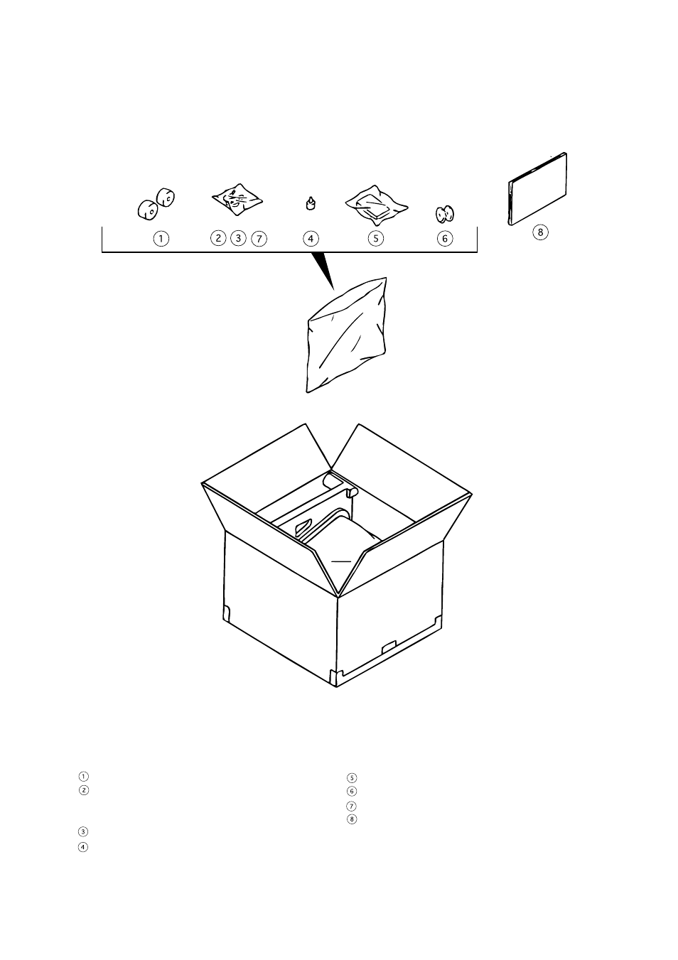 Unpacking | Toshiba EO1-11099 User Manual | Page 8 / 206