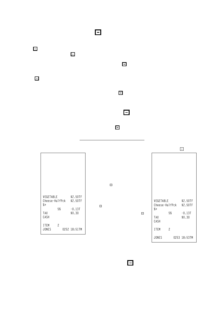 Operations in “-” mode, Ordinary operations in “ ” mode, Operations in “ ” mode | Toshiba EO1-11099 User Manual | Page 87 / 206