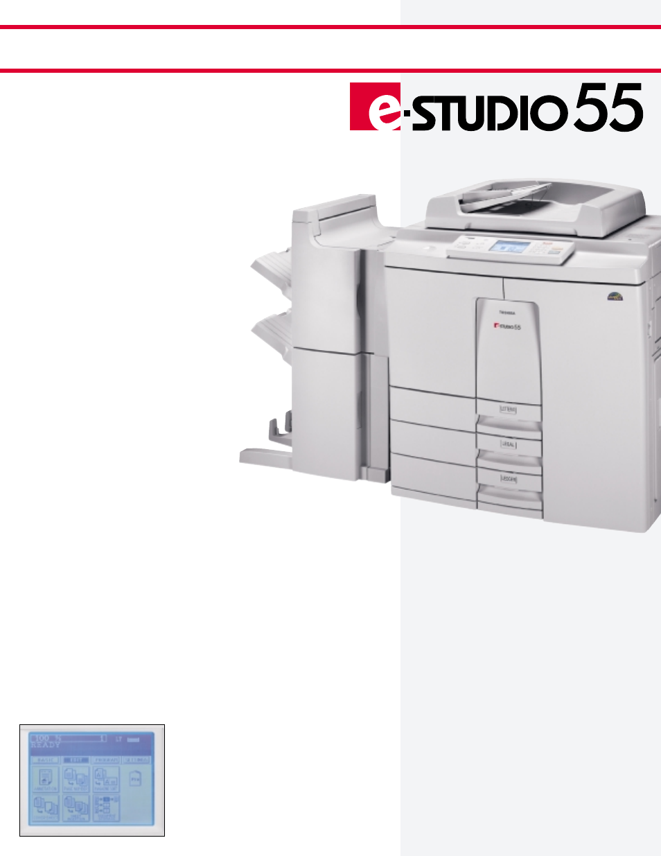 Toshiba e-STUDIO 55 User Manual | 3 pages