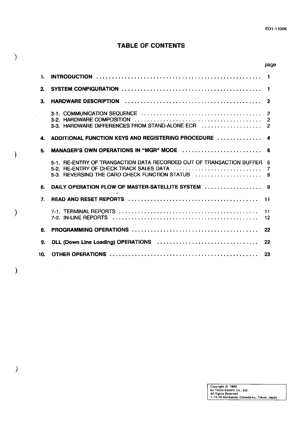 Toshiba TEC MA-1900 User Manual | Page 3 / 40