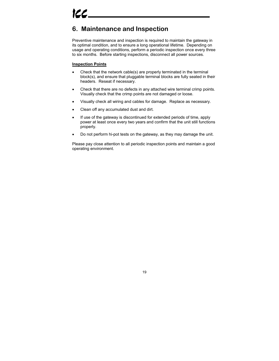Maintenance and inspection | Toshiba XLTR-200 User Manual | Page 20 / 99