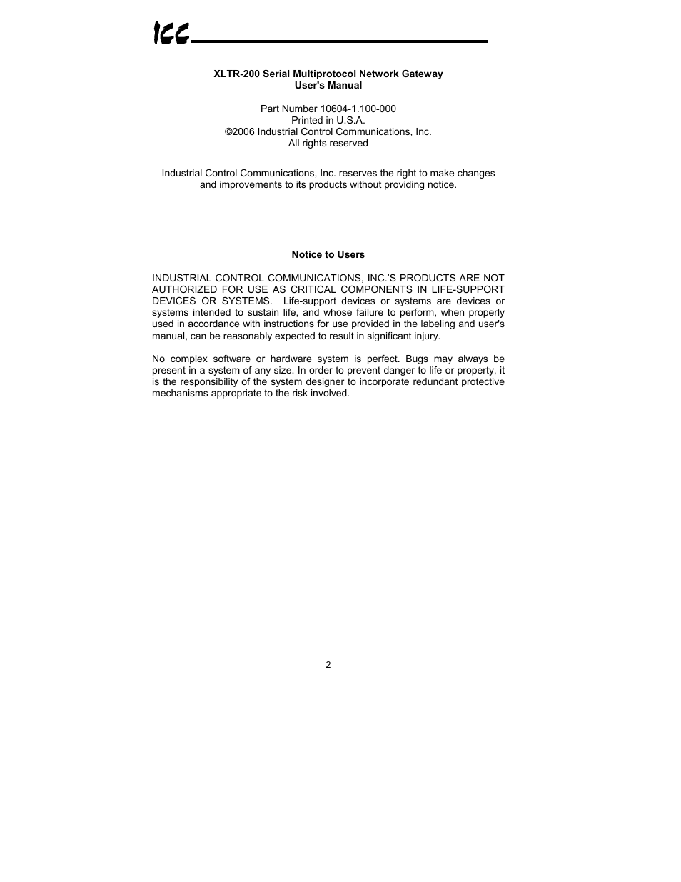 Toshiba XLTR-200 User Manual | Page 3 / 99