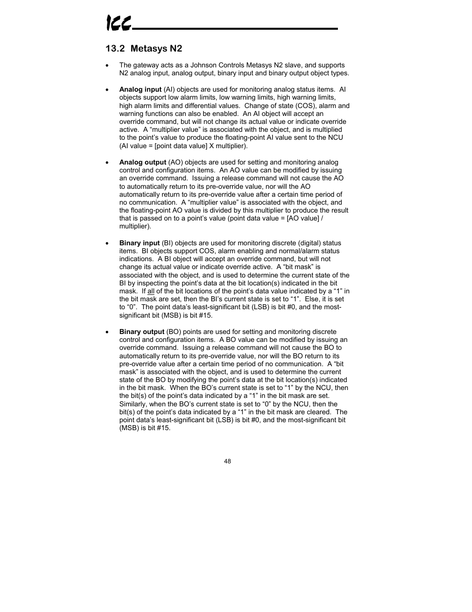 2 metasys n2 | Toshiba XLTR-200 User Manual | Page 49 / 99