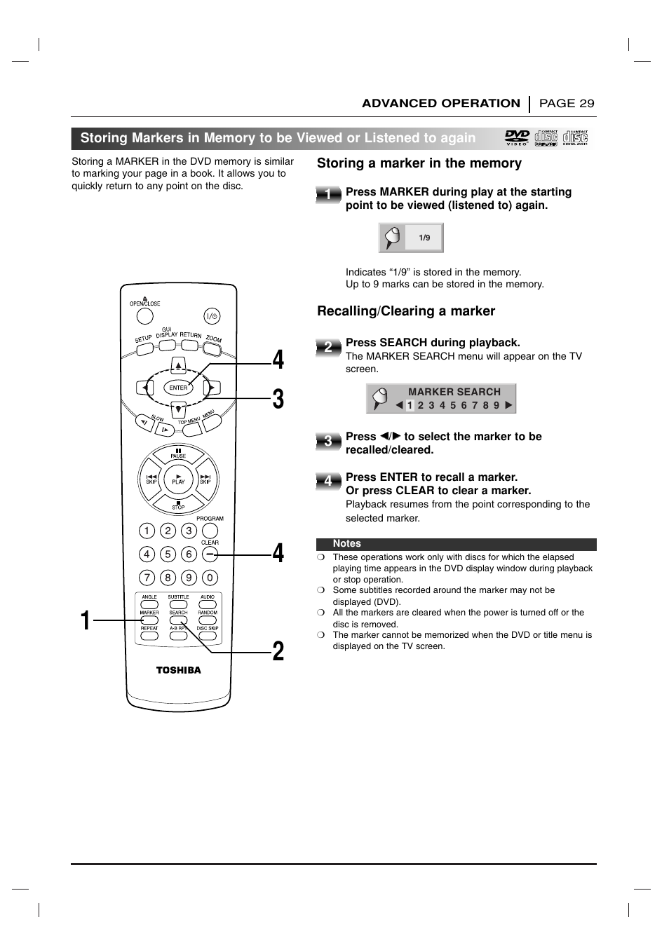 Toshiba SD-2715 User Manual | Page 29 / 46