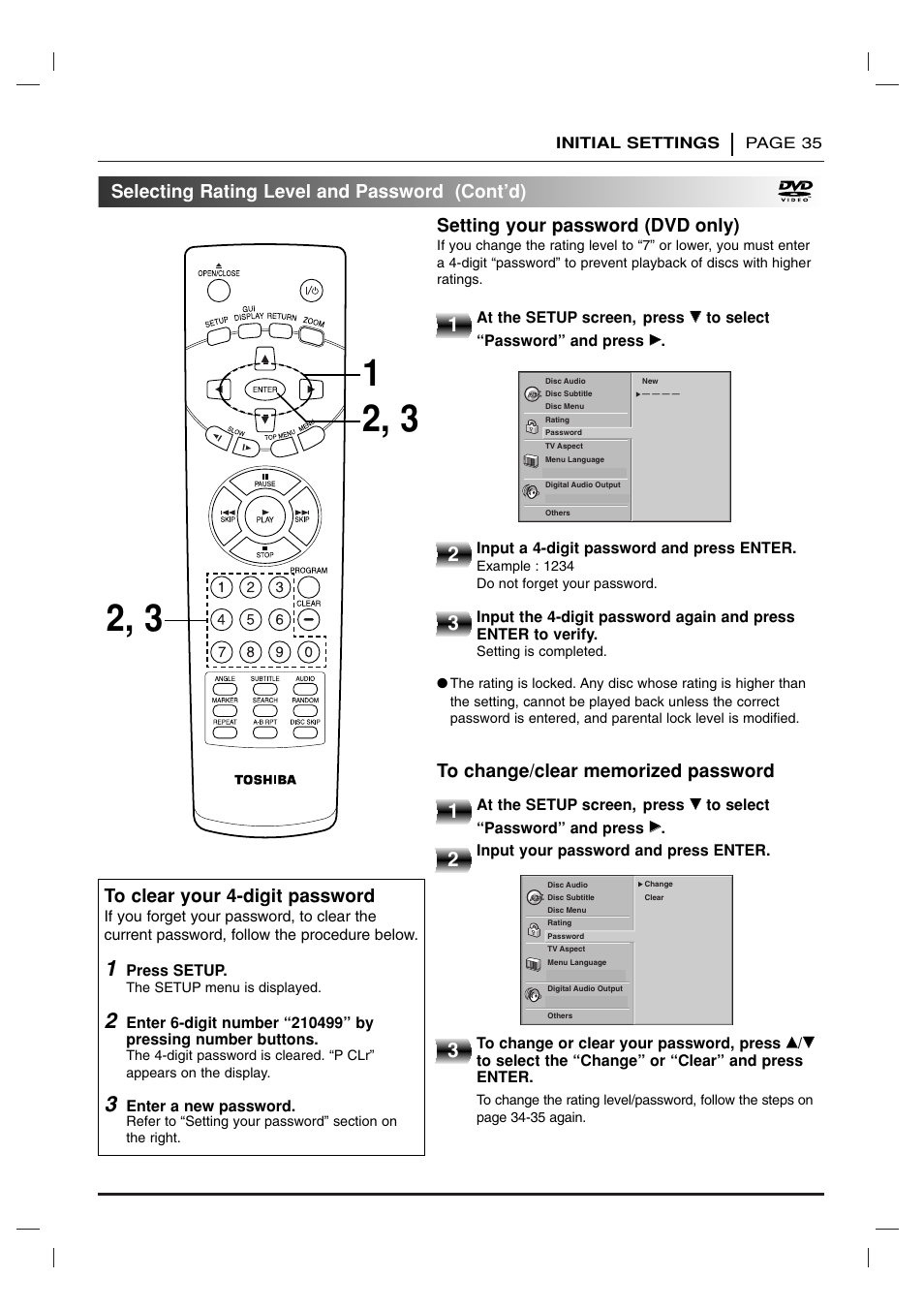 Toshiba SD-2715 User Manual | Page 35 / 46