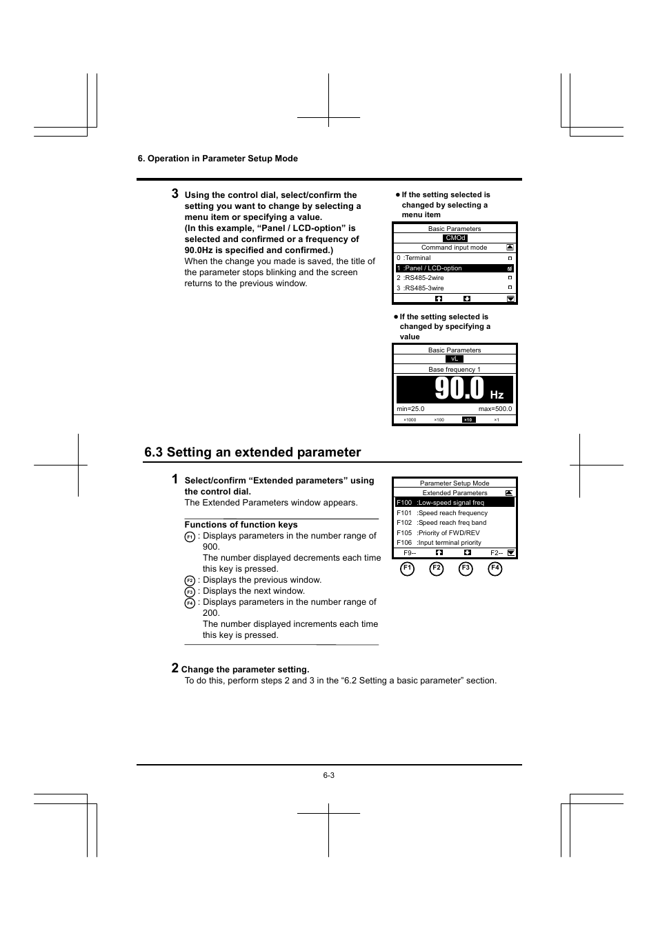 3 setting an extended parameter | Toshiba RKP004Z User Manual | Page 24 / 36