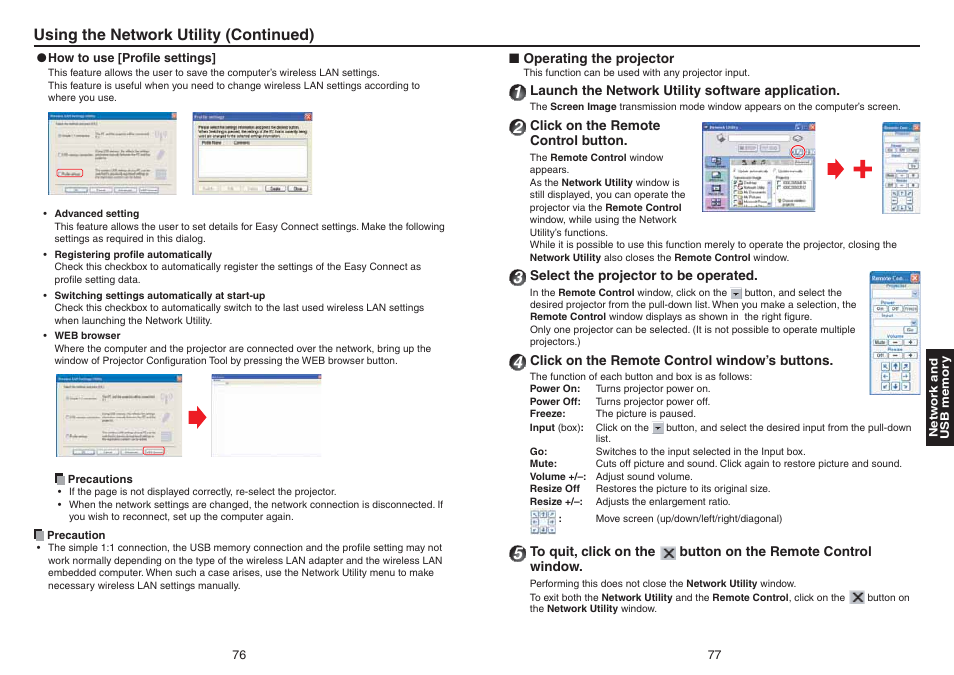 Using the network utility (continued) | Toshiba TDP-TW420 User Manual | Page 39 / 51