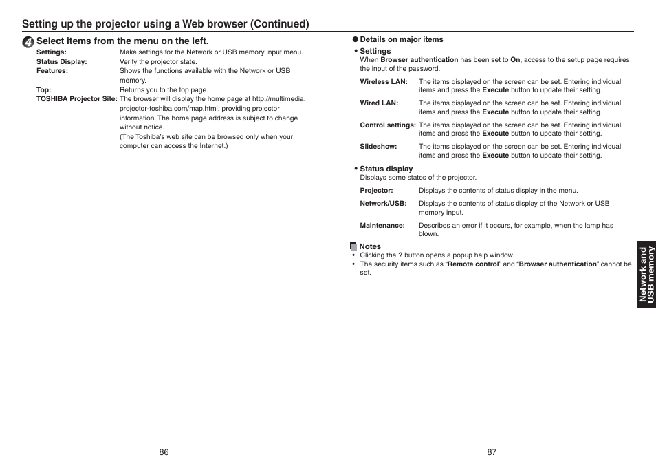 Toshiba TDP-TW420 User Manual | Page 44 / 51