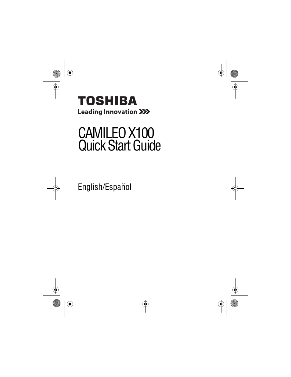 Toshiba Camileo GMAA00221011 User Manual | 28 pages