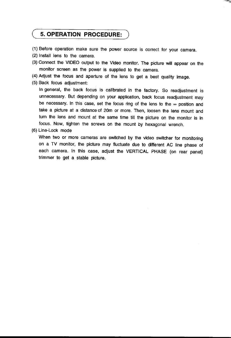 Operation procedure: ) | Toshiba IK527A User Manual | Page 7 / 10