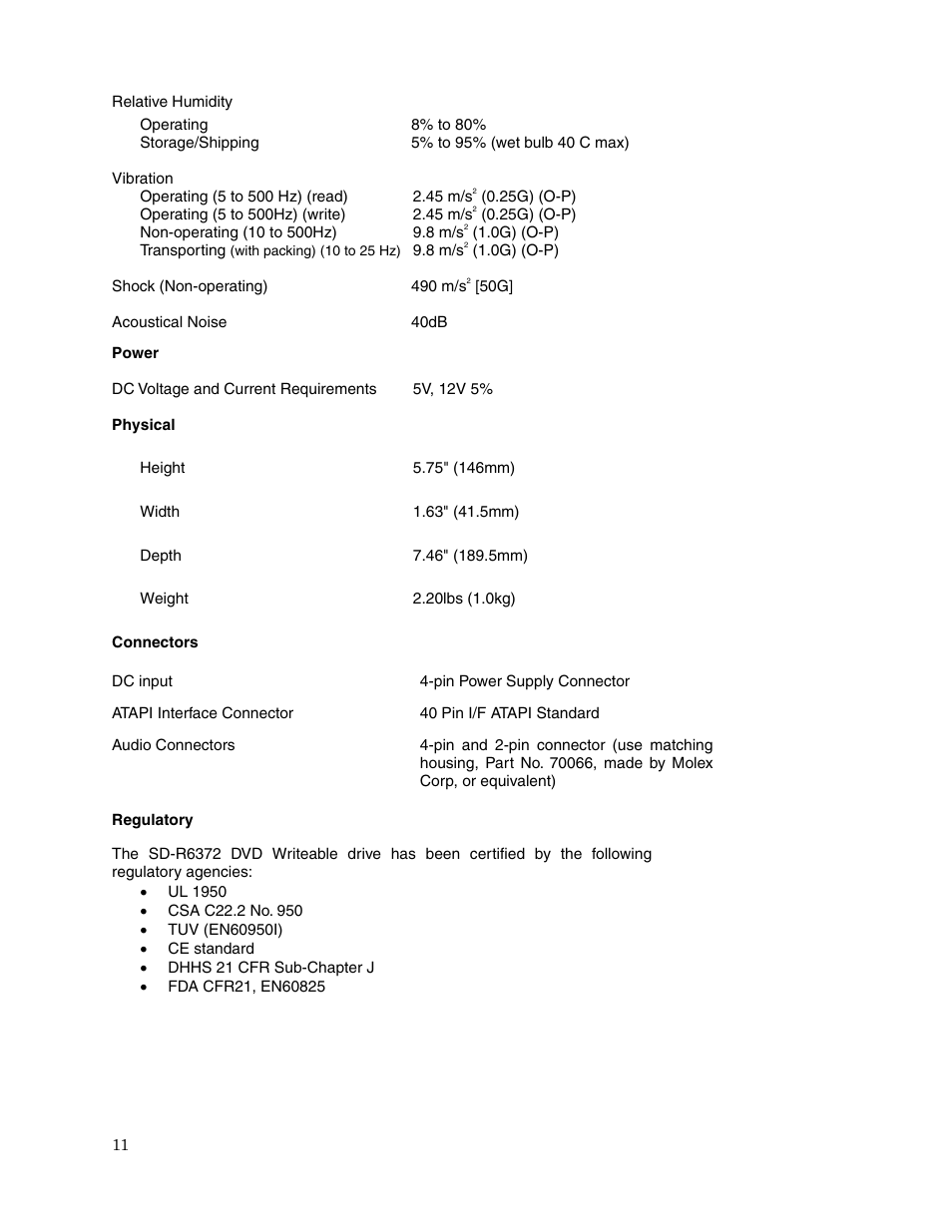 Toshiba DVD REWRITABLE DRIVE SD-R6372 User Manual | Page 13 / 14