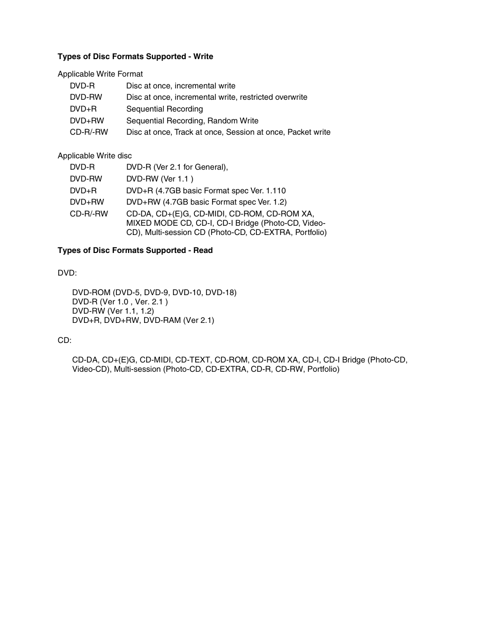 Toshiba DVD REWRITABLE DRIVE SD-R6372 User Manual | Page 4 / 14