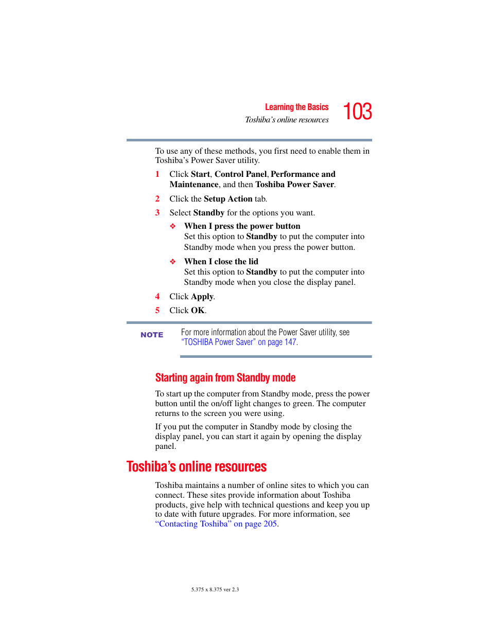 Toshiba’s online resources | Toshiba A85 User Manual | Page 103 / 264